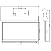 Arsel Sfs Sıva Altı SFS30-3-L-SA Acil Çıkış Yönlendirme Armatürü Sürekli ve Kesintide 180 Dak. Yanan 10xF LED - 2