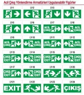 Arsel Sfs Sıva Altı SFS24-3-L-SA Acil Çıkış Yönlendirme Armatürü Sürekli ve Kesintide 180 Dak. Yanan 10xF LED - 4