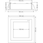 Arsel DAB-R-0213 Sıva Altı Yönlendirme Armatürü Sürekli ve Kesintide 180 Dak. Yanan - 2
