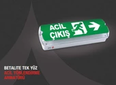 Arsel Betalite AEB-03213-L IP65 Acil Çıkış Yönlendirme Armatürü Sürekli ve Kesintide 180 Dak. Yanan 20xF LED - 1
