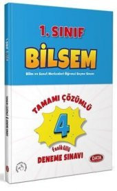 Data Yayınları 1. Sınıf Bilsem Tamamı Çözümlü Fasikül 4 Deneme Sınavı - 1