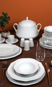 Güral Porselen Ottoman 55 Parça Yemek Takımı - 1