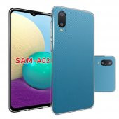 Samsung Galaxy A02 Kılıf Lüx Şeffaf Silikon 7O7D404G21455 - 1