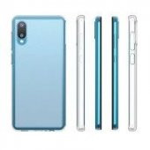 Samsung Galaxy A02 Kılıf Lüx Şeffaf Silikon 7O7D404G21455 - 4