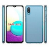 Samsung Galaxy A02 Kılıf Lüx Şeffaf Silikon 7O7D404G21455 - 3