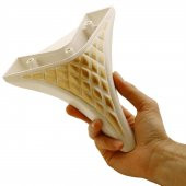 Lüks Mobilya Kanepe Sehpa TV Ünitesi Koltuk Puf Ayağı 15 cm Krem Altın Baza Ayak thumbnail 2