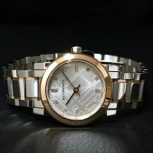 Burberry The City BU9214 Diamond Rose Gold Ve Gümüş Kordonlu Kadın Kol Saat - 1