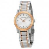 Burberry The City BU9214 Diamond Rose Gold Ve Gümüş Kordonlu Kadın Kol Saat - 5