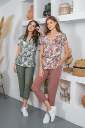 Donwear Homewear Kadın Ev Giyim Yazlık Alt Üst Takım - 2