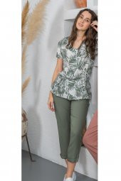 Donwear Homewear Kadın Ev Giyim Yazlık Alt Üst Takım - 3