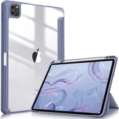 Apple iPad Pro 12.9 4. 3. Nesil Kılıf Grafiti Şeffaf Kalem Bölmeli A2229-32-33 A20-69 A1895-76 A1983 - 1