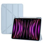 Apple iPad Pro 12.9 4. 3. Nesil Kılıf Grafiti Şeffaf Kalem Bölmeli A2229-32-33 A20-69 A1895-76 A1983 - 9