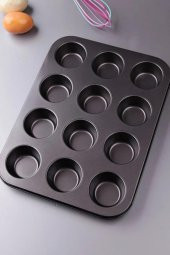 Teflon 12li Muffin Kalıbı - 1