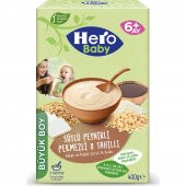 Hero Baby Sütlü Peynirli Pekmezli 8 Tahıllı Kaşık Mama 400 gr 2'li Paket - 1