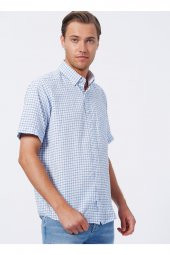 Gömlek, 2xl, Mavi - 3
