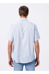 Gömlek, 2xl, Mavi - 4