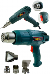 Lieber German 5000 Watt Hybrıd Bakır Sargılı Rezistans 2Kademeli Sıcak Hava Tabancası Isı Makinası - 1