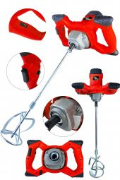 Lieber German Pro 1800 Watt Bakır Sargılı Devir Ayarlı Elektirikli Alçı Boya Ve Harç Karıştırıcı Mikser - 1