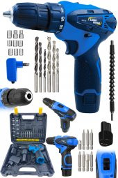 Lieber German Teknoloji ARM Series 12 V Çift Bakır Sargılı Metal Şanjuman 27 Pcs Setli Akülü Vidalama Matkap - 1