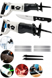 Spech Power DT 2400 Watt Devir Ayarlı 360 Başlık Metal Ahşap Kemik Kesme Makinası 10 Adet Kesim Bıçağı hediye - 1