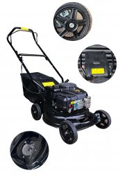 Lieber German Teknoloji 3Hp 250 Cc Profesyonel Tekerlekli Benzinli Çim Biçme Makinesi 100 Çelik Şase - 2