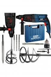 Spech Power 1500 Watt 7.1 J Çelik Aksam Kırıcı Delici 5 Adet Sds Uç Ve Boya Karıştırıcı Ucu Hediyeli - 1