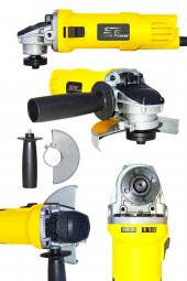 Spech Power Amerikan Technology 1500 W Bakır Sargılı Platin Şanzuman Profesyonel Avuç Içi Taşlama Makinası - 1