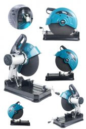 Lieber German 2400 Watt Çelik Dişli Şanzuman Bakır Sargılı 355 Mm Profil Ahşap Metal Kesim Makinesi Kafa Koparma - 1