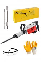 Lieber German GD-Z89Profesyonel 2400 Watt 55 Joule 19 KG Taşıma Çantalı Kırıcı Keski Ve Murç Hediyeli - 1