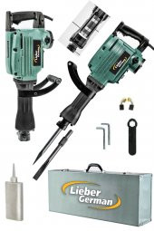 Lieber German Profesyonel 16 Kg 2400w Profesyonel 65 mm Büyük Tip Kırıcı Delici Keski Ve Murç Hediyeli - 1