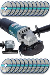 Lieber German Teknoloji 1500 W Bakır Sargılı 115 Mm Avuç İçi Spiral Kesme Ve Taşlama Makinası 20 Taş Hediyeli - 1