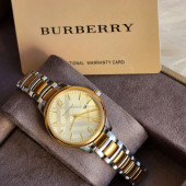 Burberry BU10118 Klasik 32mm GOLD SILVER Kadın Kol Saati - 6