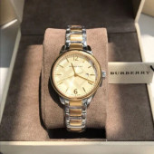 Burberry BU10118 Klasik 32mm GOLD SILVER Kadın Kol Saati - 7