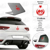 Amasya Plaka 05 Ay Yıldız Kırmızı Sticker, Araba, Araç, Etiket, Aksesuar, Tuning, Modifiye, Arma - 1