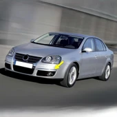 VW Jetta 2006-2011 Ön Tampon Sol Sis Farı Üstü Krom Çıta 1K0807243A - 1