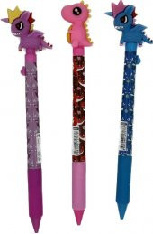 Mikro Versatil Kalem Basmalı Dinozor 0.7mm 3 ADET - 1