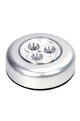 Işık Lamba Dokunmatik Led Kablosuz Spot Ampul  Yapışkanlı Banyo Dolap Tavan Lambası 3 Led - 3