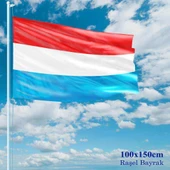 Luxemburg Bayrağı - 100x150 cm (1 metre x 1,5 metre) - Raşel Kumaş - 1