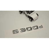 Benz G 300d Bagaj Krom Metal 3M 3D Yazı Logo - 2