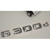 Benz G 300d Bagaj Krom Metal 3M 3D Yazı Logo - 3