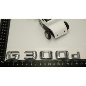 Benz G 300d Bagaj Krom Metal 3M 3D Yazı Logo - 5