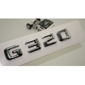 Benz G320 Bagaj Krom Metal 3M 3D Yazı Logo thumbnail 1