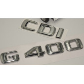Benz G 400 CDi Bagaj Krom Metal 3M 3D Yazı Logo thumbnail 3