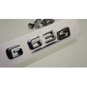 Benz G63S Bagaj Krom Metal 3M 3D Yazı Logo - 1