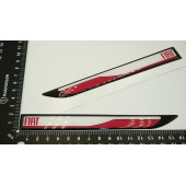 Fiat 500 Yan Aynalar Ve Çamurluk Yanı Damla Desen Bıçak Logo Arma Seti thumbnail 4