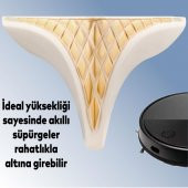 Lüks Mobilya Kanepe Sehpa TV Ünitesi Koltuk Puf Ayağı 14 cm Krem Altın Baza Ayak thumbnail 3