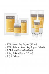 2 Tüp Home Colorist 8.3 Altın Kumral Premium Saç Boyası Evde Profesyonel Sonuç - 3