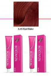 2 li Set Premium 6.45 Kızıl Bakır - Kalıcı Krem Saç Boyası 2 X 50 g Tüp - 3