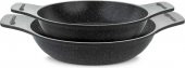 Thermoad 2li Güveç Sahan Seti Granit Döküm Tava Seti 20CM 22CM - 1
