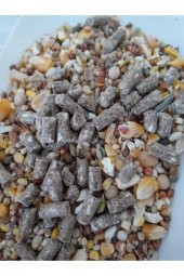 20 Kg Zengin Içerikli Tavşan Yemi Karışık Kemirgen Pelet Yemi Hamster Ginepik Tavşan Yem - 1